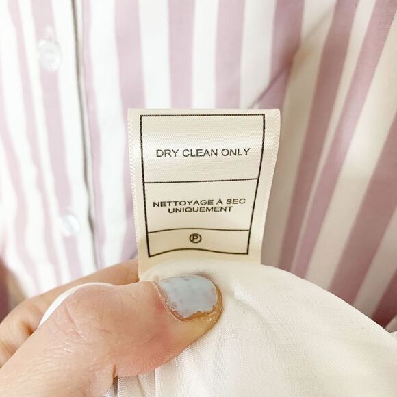 Cupcakes and Cashmere Women's Daylily Yarn Dyed Rayon Stripe Shirt Dress Size XS - Picture 16 of 16